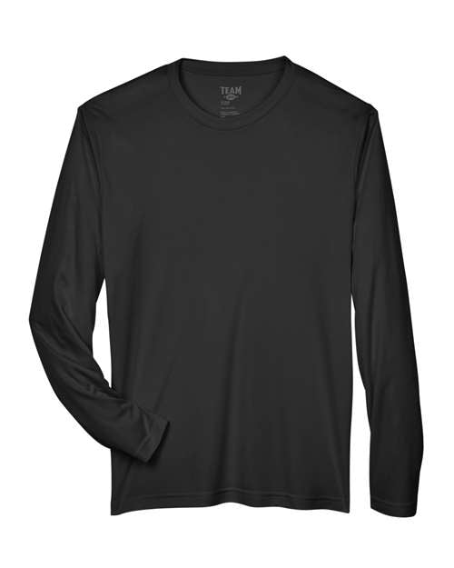 Team 365 Zone Performance Long Sleeve T-Shirt TT11L - Black