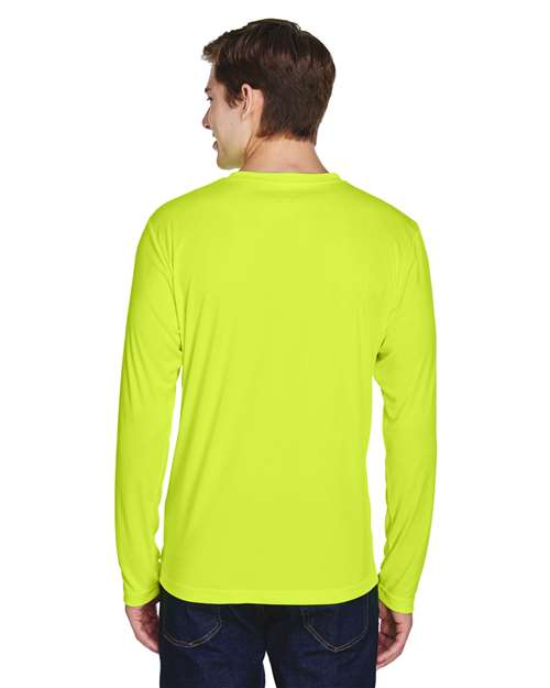 Team 365 Zone Performance Long Sleeve T-Shirt TT11L - Safety Yellow