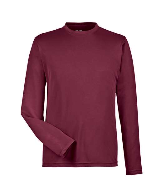 Team 365 Zone Performance Long Sleeve T-Shirt TT11L - Sport Maroon