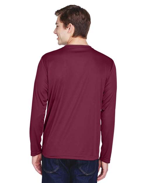 Team 365 Zone Performance Long Sleeve T-Shirt TT11L - Sport Maroon