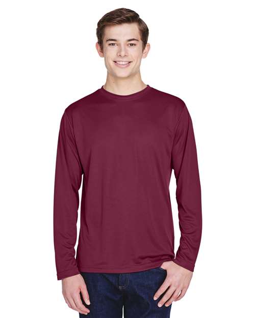 Team 365 Zone Performance Long Sleeve T-Shirt TT11L - Sport Maroon