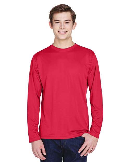 Team 365 Zone Performance Long Sleeve T-Shirt TT11L - Sport Red