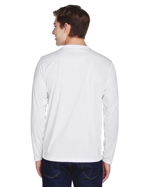 Team 365 Zone Performance Long Sleeve T-Shirt TT11L - White