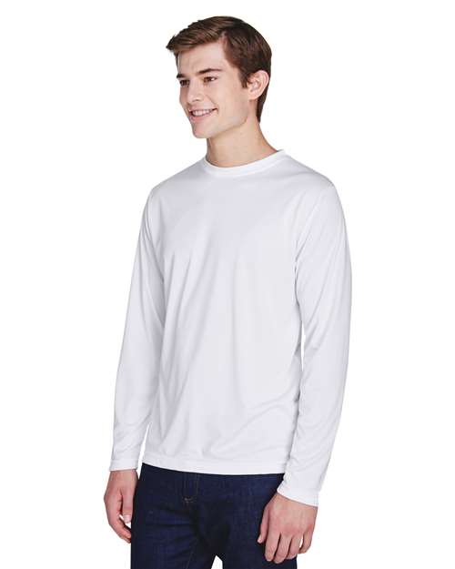 Team 365 Zone Performance Long Sleeve T-Shirt TT11L - White