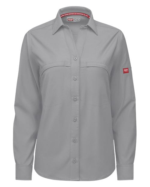 Red Kap Women's Cooling Long Sleeve Work Shirt TSW3
