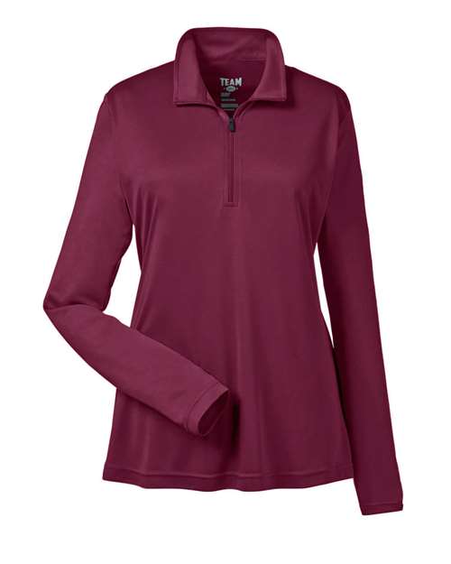 Team 365 Women's Zone Performance Quarter-Zip Pullover TT31W