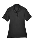 Harriton Women's Easy Blend Polo M265W - Black