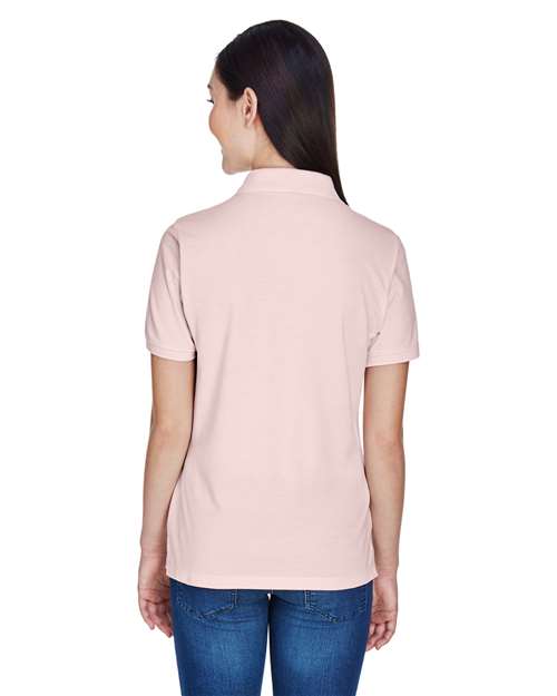 Harriton Women's Easy Blend Polo M265W - Blush