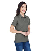 Harriton Women's Easy Blend Polo M265W - Charcoal