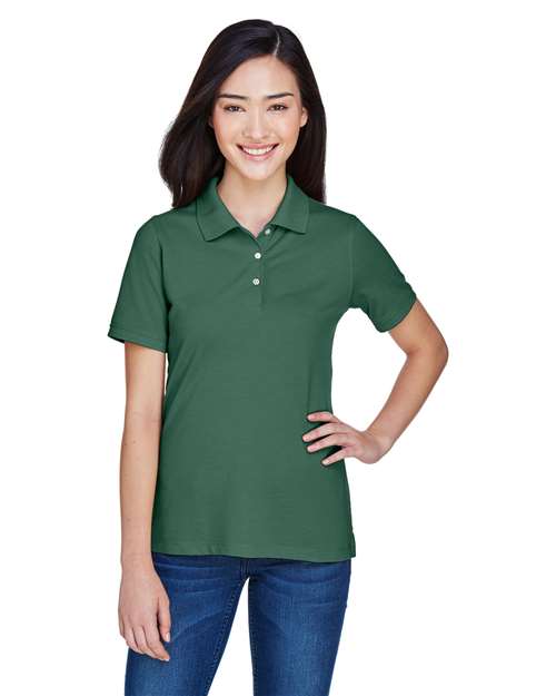 Harriton Women's Easy Blend Polo M265W - Hunter