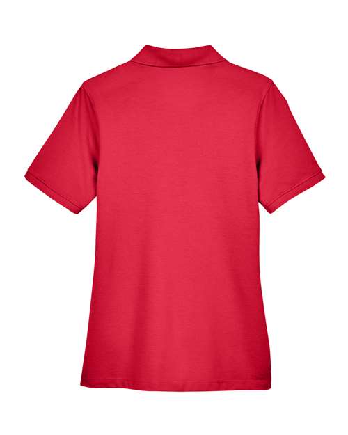 Harriton Women's Easy Blend Polo M265W - Red