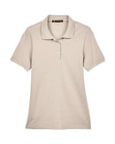 Harriton Women's Easy Blend Polo M265W - Stone