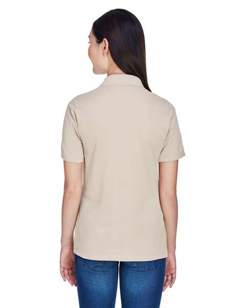 Harriton Women's Easy Blend Polo M265W - Stone