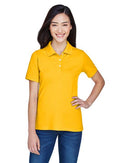 Harriton Women's Easy Blend Polo M265W - Sunray Yellow