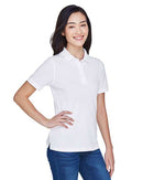 Harriton Women's Easy Blend Polo M265W - White
