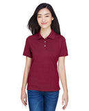 Harriton Women's Easy Blend Polo M265W - Wine