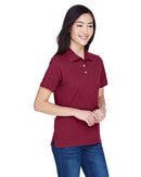 Harriton Women's Easy Blend Polo M265W - Wine