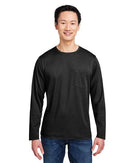 Harriton Charge Snag and Soil Protect Long Sleeve T-Shirt M118L