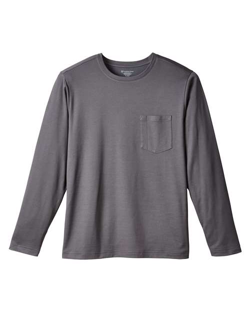 Harriton Charge Snag and Soil Protect Long Sleeve T-Shirt M118L
