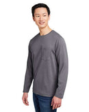Harriton Charge Snag and Soil Protect Long Sleeve T-Shirt M118L