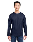 Harriton Charge Snag and Soil Protect Long Sleeve T-Shirt M118L