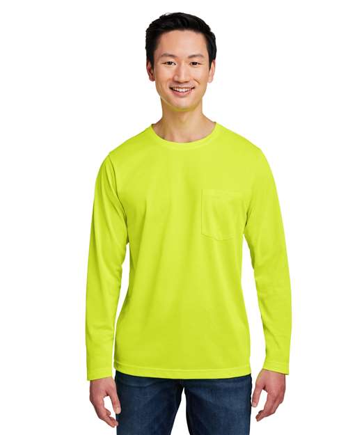 Harriton Charge Snag and Soil Protect Long Sleeve T-Shirt M118L