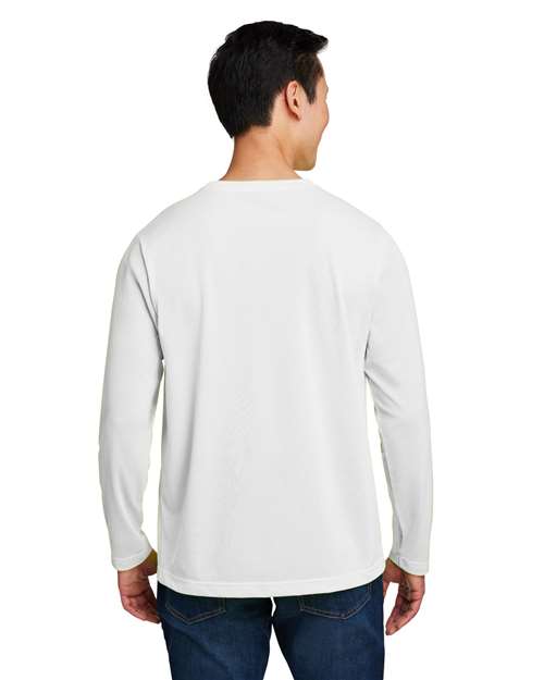 Harriton Charge Snag and Soil Protect Long Sleeve T-Shirt M118L