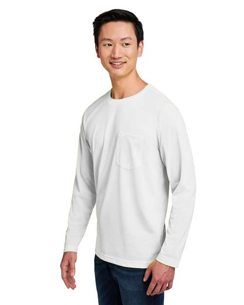 Harriton Charge Snag and Soil Protect Long Sleeve T-Shirt M118L