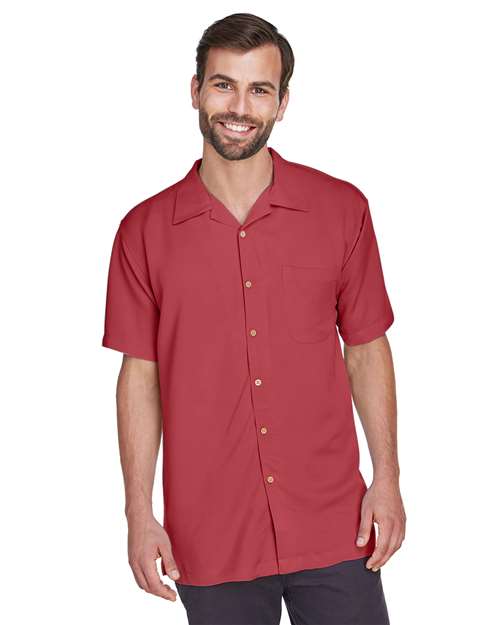 Harriton Bahama Cord Camp Shirt M570