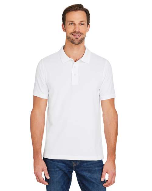 Harriton Valiant Cotton Snag Protect Polo M205