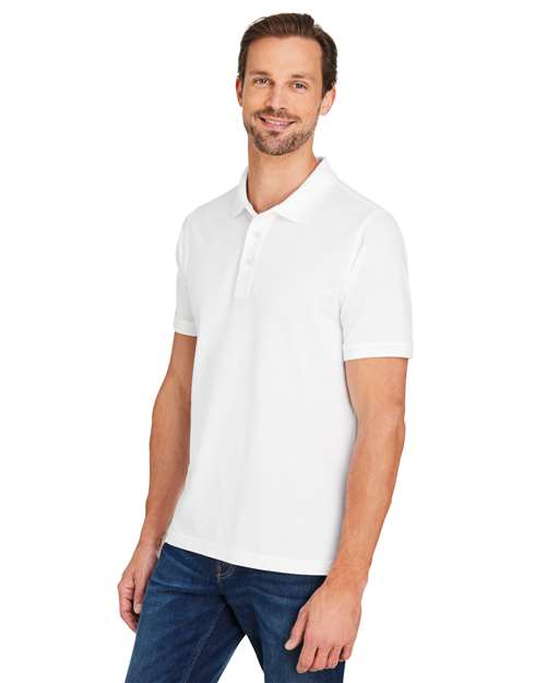 Harriton Valiant Cotton Snag Protect Polo M205