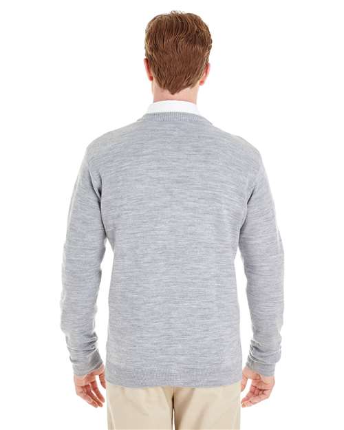 Harriton Pilbloc™ V-Neck Button Cardigan Sweater M425