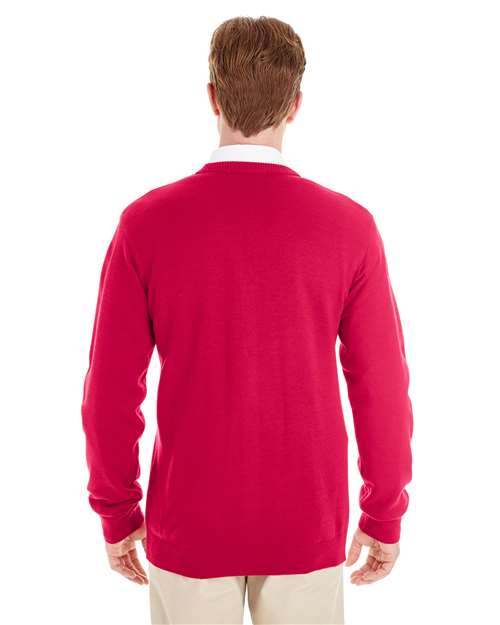 Harriton Pilbloc™ V-Neck Button Cardigan Sweater M425