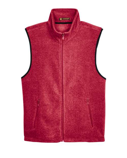 Harriton Fleece Full-Zip Vest M985