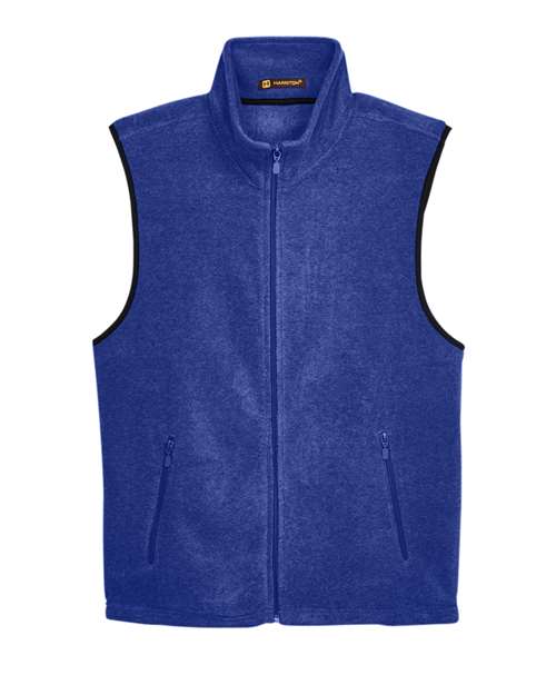 Harriton Fleece Full-Zip Vest M985