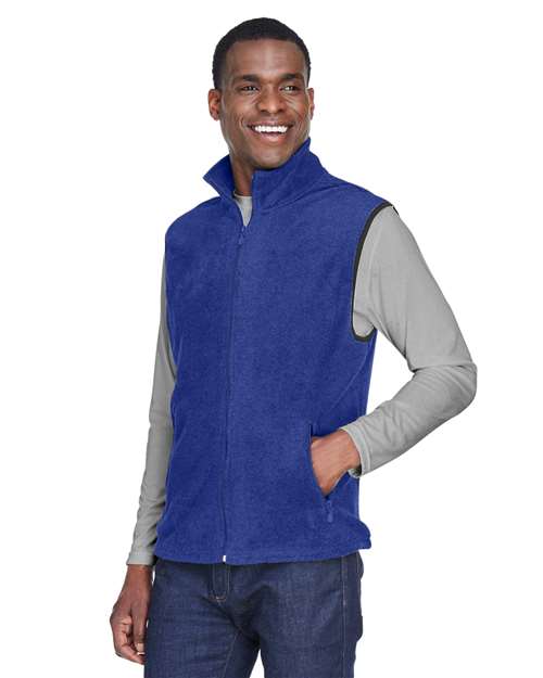 Harriton Fleece Full-Zip Vest M985
