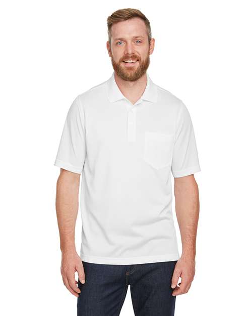 Harriton Advantage Snag Protection Plus IL Pocket Polo M348P