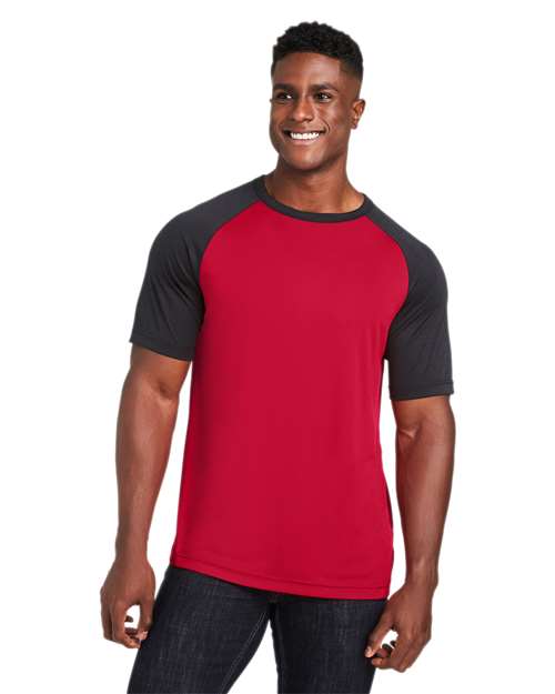 Team 365 Zone Colorblock Raglan T-Shirt TT62