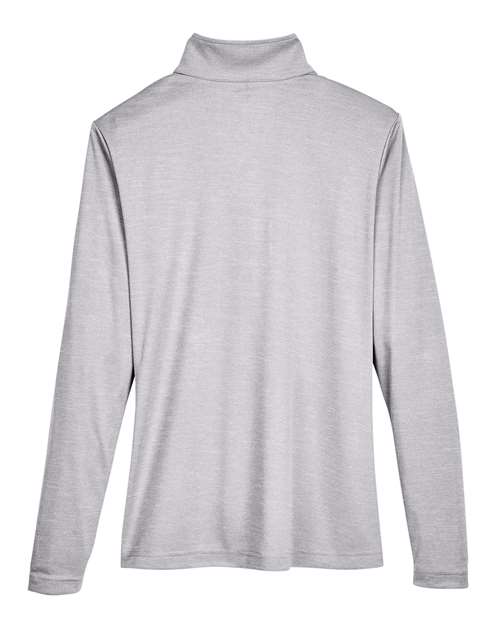Team 365 Women's Zone Sonic Heather Performance Quarter-Zip Pullover TT31HW