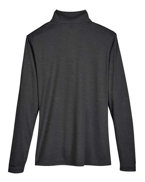 Team 365 Women's Zone Sonic Heather Performance Quarter-Zip Pullover TT31HW