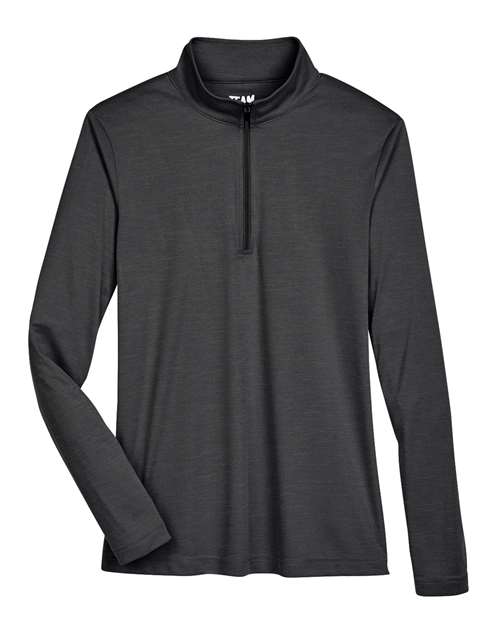 Team 365 Women's Zone Sonic Heather Performance Quarter-Zip Pullover TT31HW