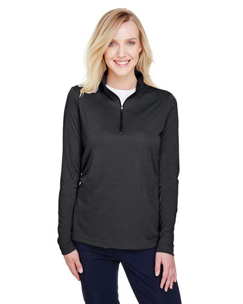 Team 365 Women's Zone Sonic Heather Performance Quarter-Zip Pullover TT31HW
