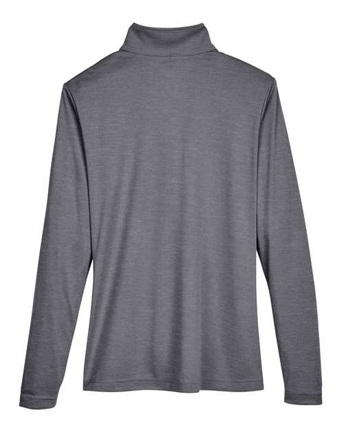Team 365 Women's Zone Sonic Heather Performance Quarter-Zip Pullover TT31HW