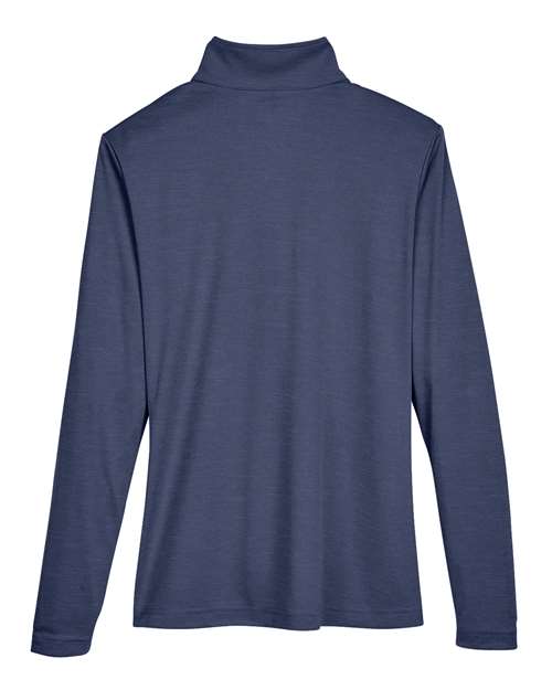 Team 365 Women's Zone Sonic Heather Performance Quarter-Zip Pullover TT31HW