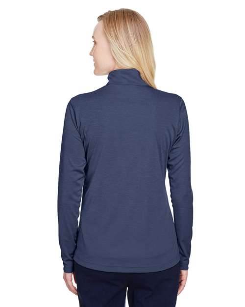 Team 365 Women's Zone Sonic Heather Performance Quarter-Zip Pullover TT31HW