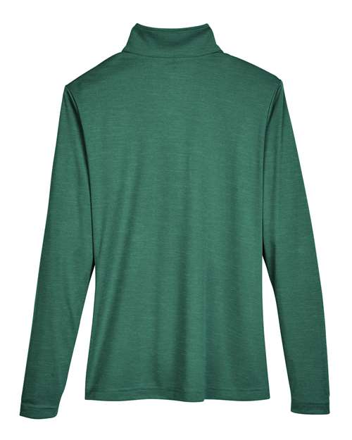 Team 365 Women's Zone Sonic Heather Performance Quarter-Zip Pullover TT31HW
