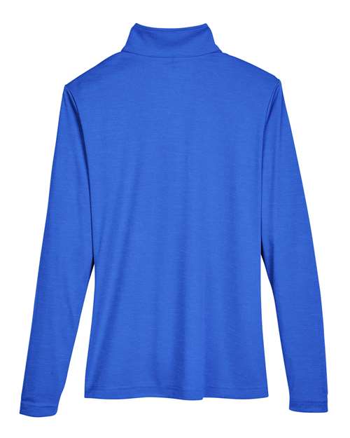 Team 365 Women's Zone Sonic Heather Performance Quarter-Zip Pullover TT31HW