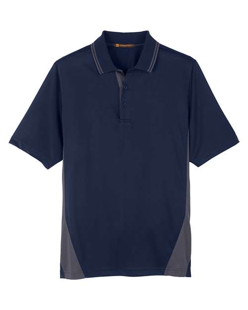 Harriton Flash Snag Protection Plus IL Colorblock Polo M386