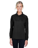 Harriton Women's Advantage Long Sleeve Tactical Polo M211LW