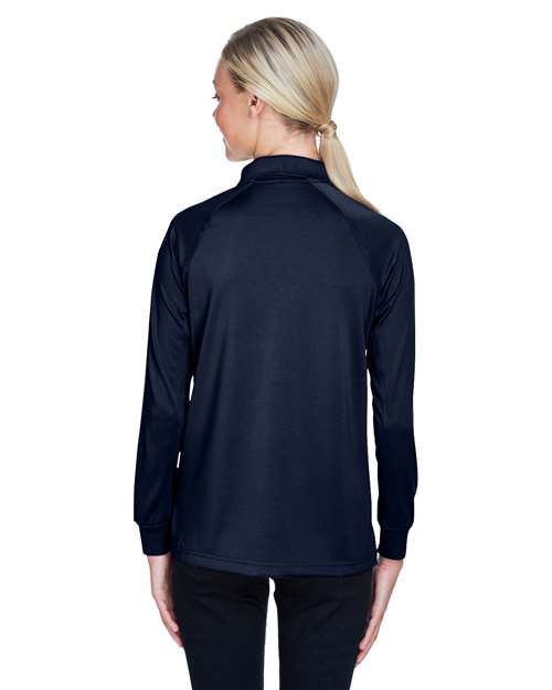 Harriton Women's Advantage Long Sleeve Tactical Polo M211LW
